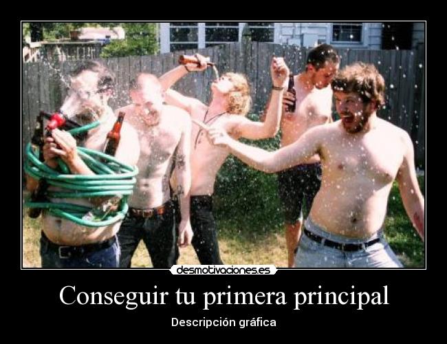 Conseguir tu primera principal - 