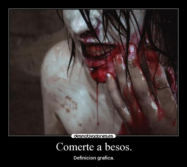 carteles besos zombie desmotivaciones