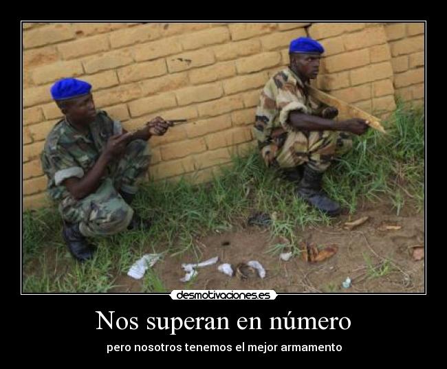 Nos superan en número -