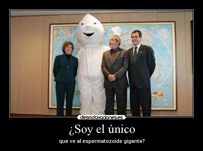 ¿Soy el único - que ve al espermatozoide gigante?
