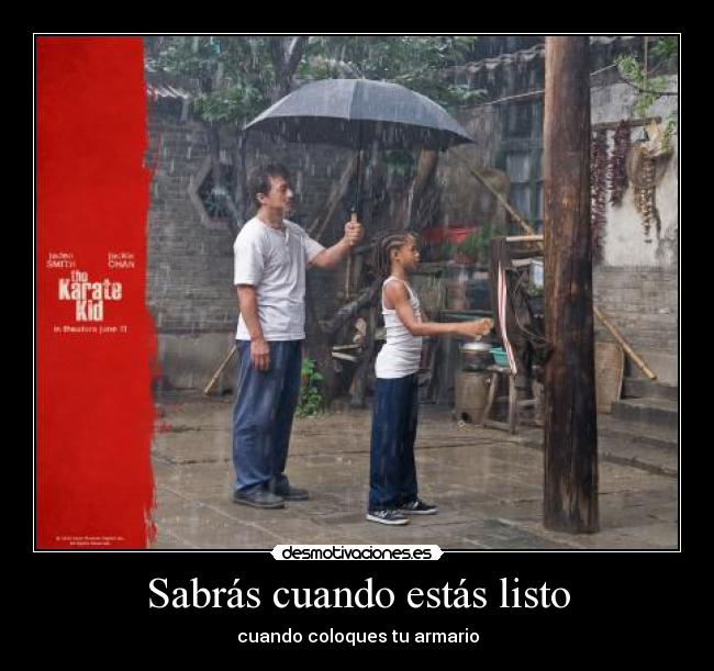 Sabrás cuando estás listo -