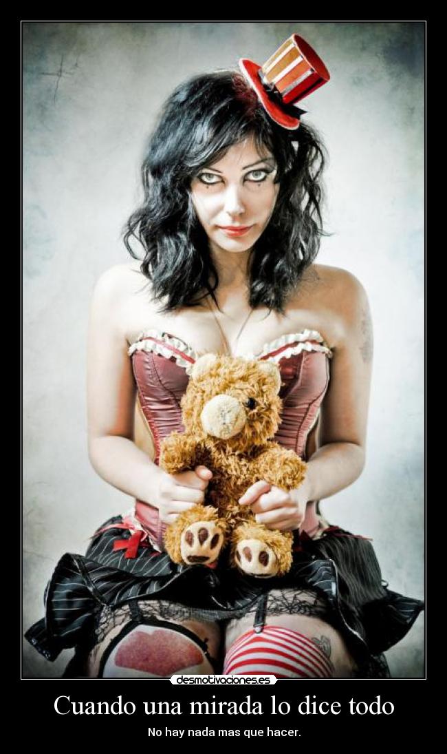 carteles mirada sexy desmotivaciones