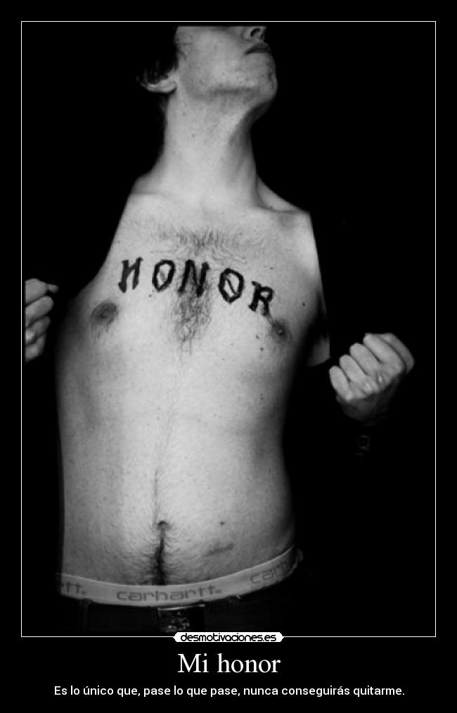 Mi honor -