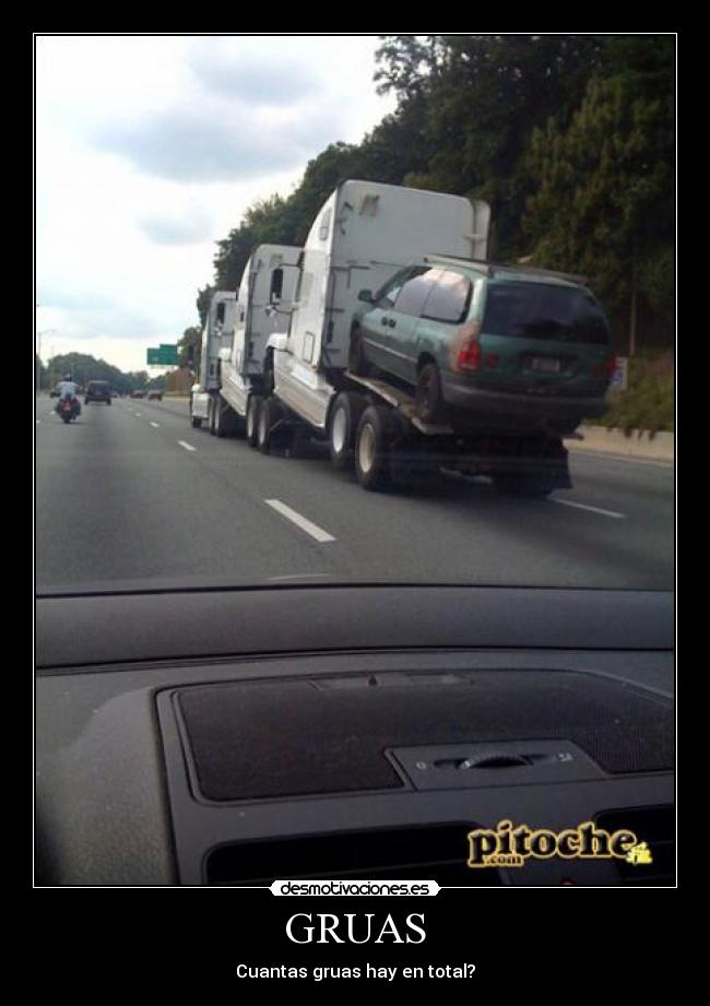 GRUAS - Cuantas gruas hay en total?