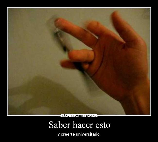 Saber hacer esto -