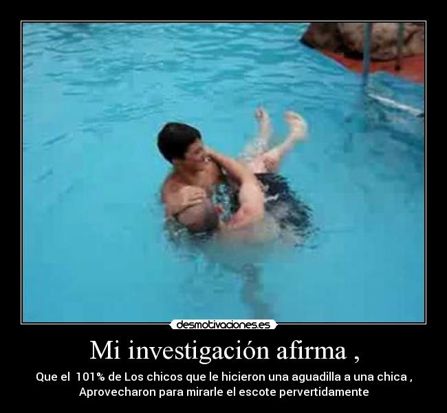 Mi investigación afirma , - 