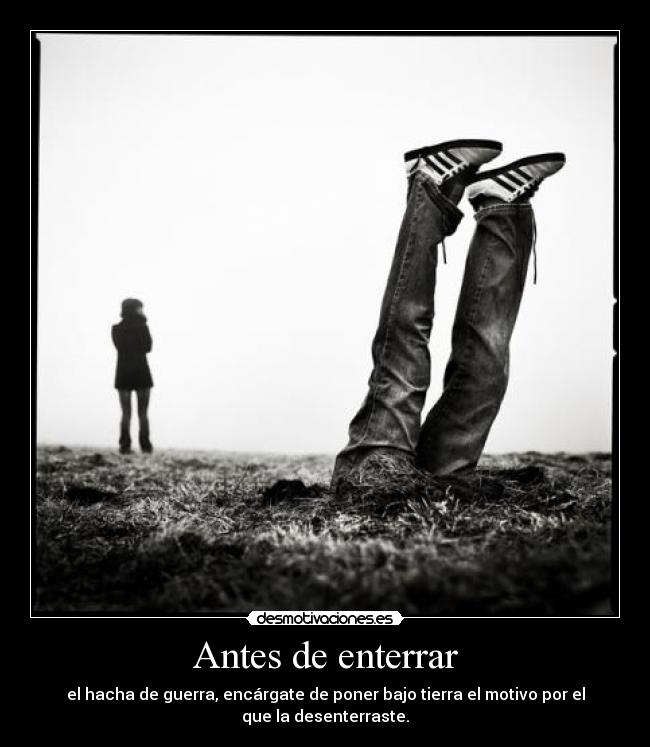 Antes de enterrar - 