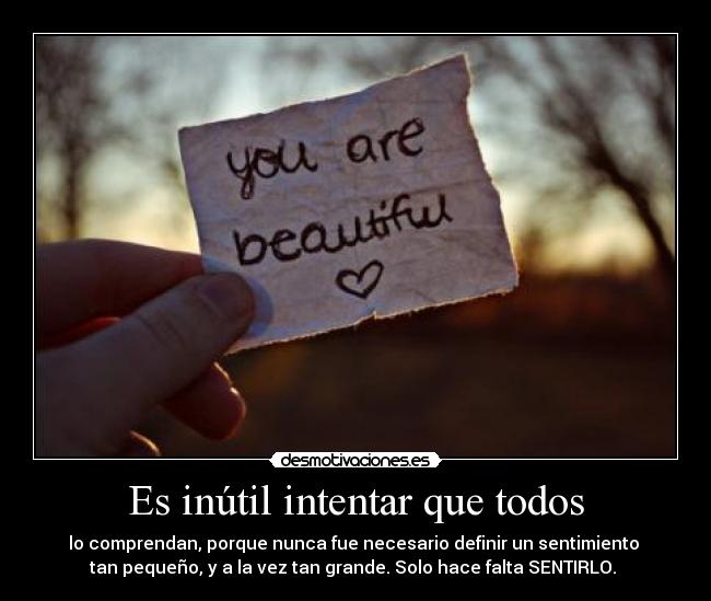 Es inútil intentar que todos -