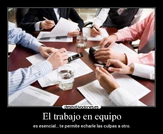 El trabajo en equipo - 