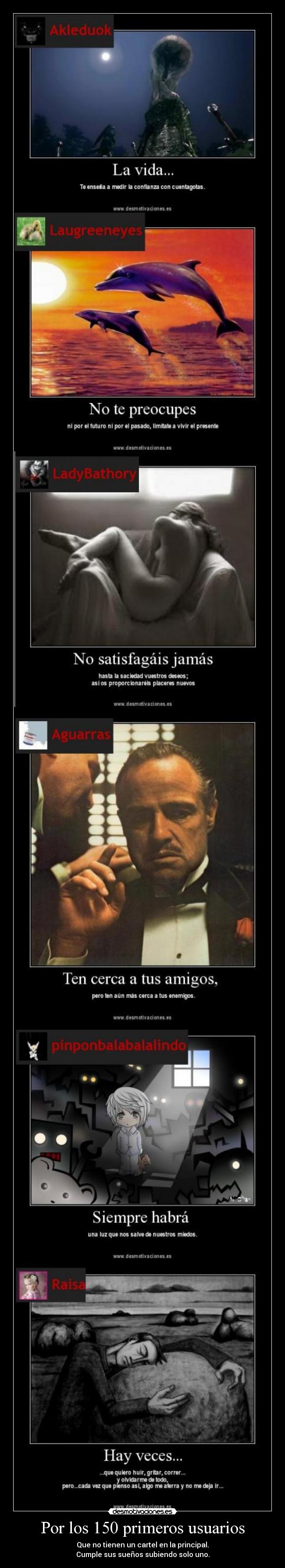 Por los 150 primeros usuarios - 