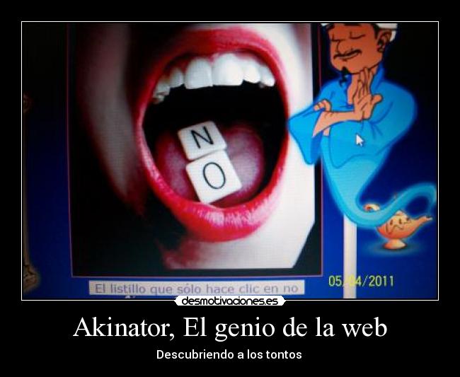 Akinator, El genio de la web - Descubriendo a los tontos 