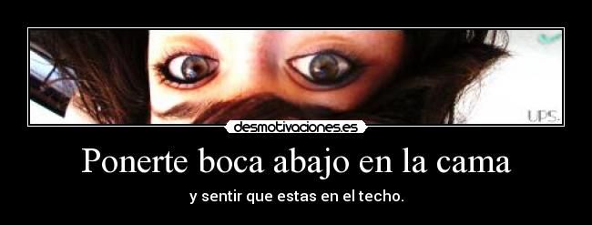 Ponerte boca abajo en la cama - 