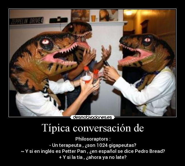 Típica conversación de - 