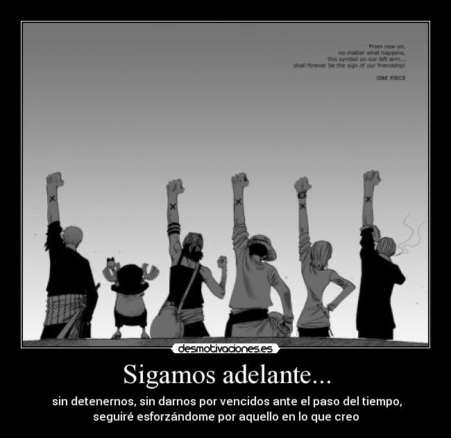 Sigamos adelante... - 