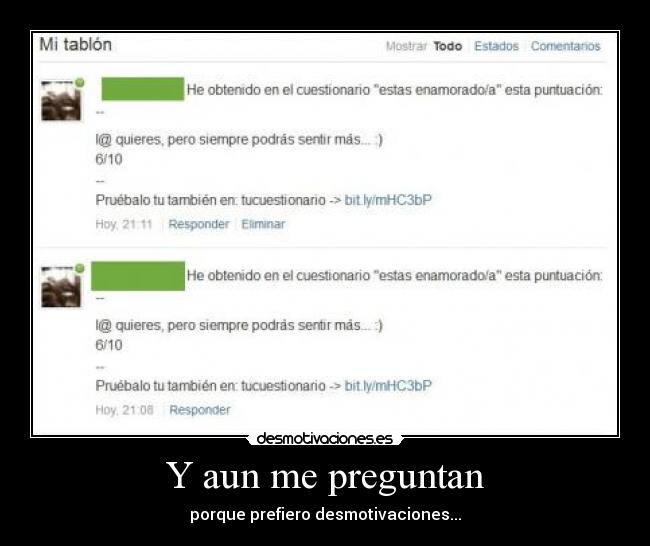 Y aun me preguntan - porque prefiero desmotivaciones...