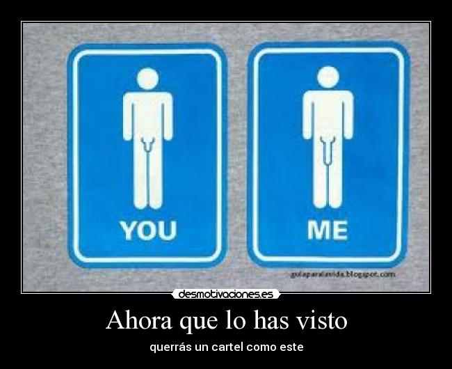 Ahora que lo has visto - 