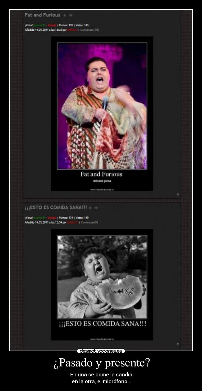 ¿Pasado y presente? -