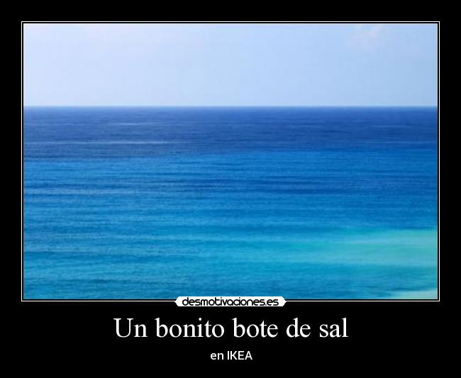 Un bonito bote de sal - en IKEA