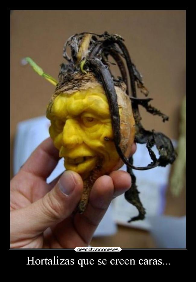 Hortalizas que se creen caras... -