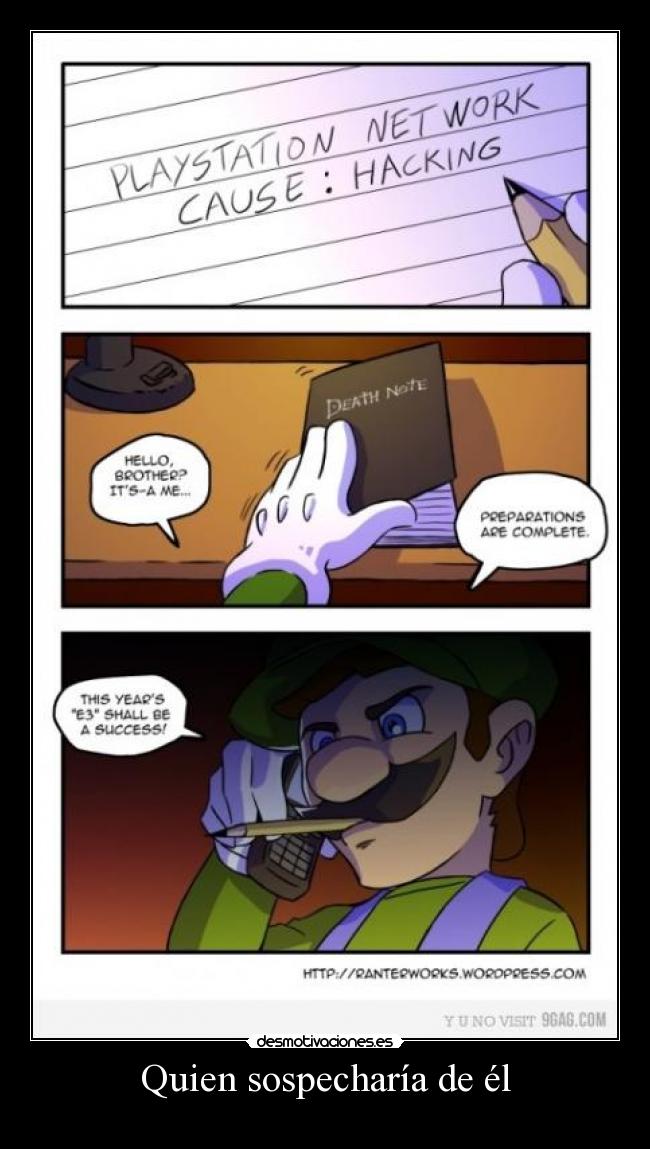 Quien sospecharía de él - 