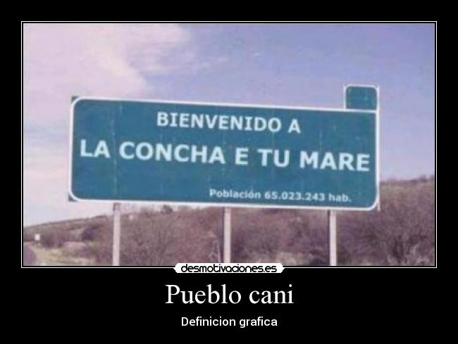 Pueblo cani - Definicion grafica
