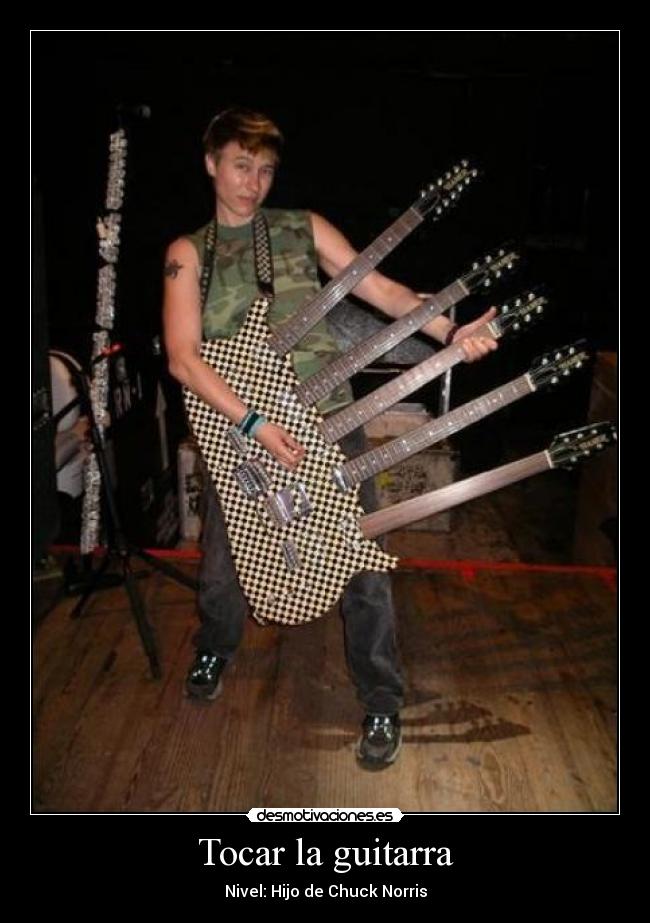 Tocar la guitarra - Nivel: Hijo de Chuck Norris