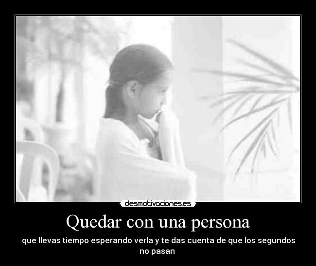 Quedar con una persona - 