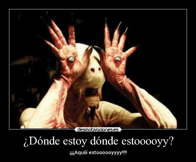 ¿Dónde estoy dónde estooooyy? - 