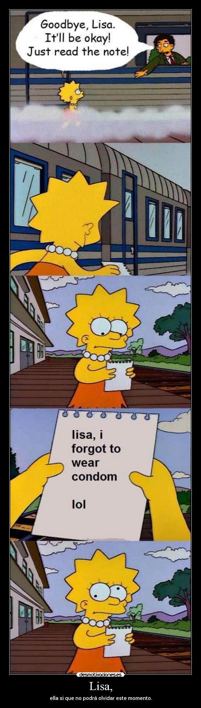 Lisa, -