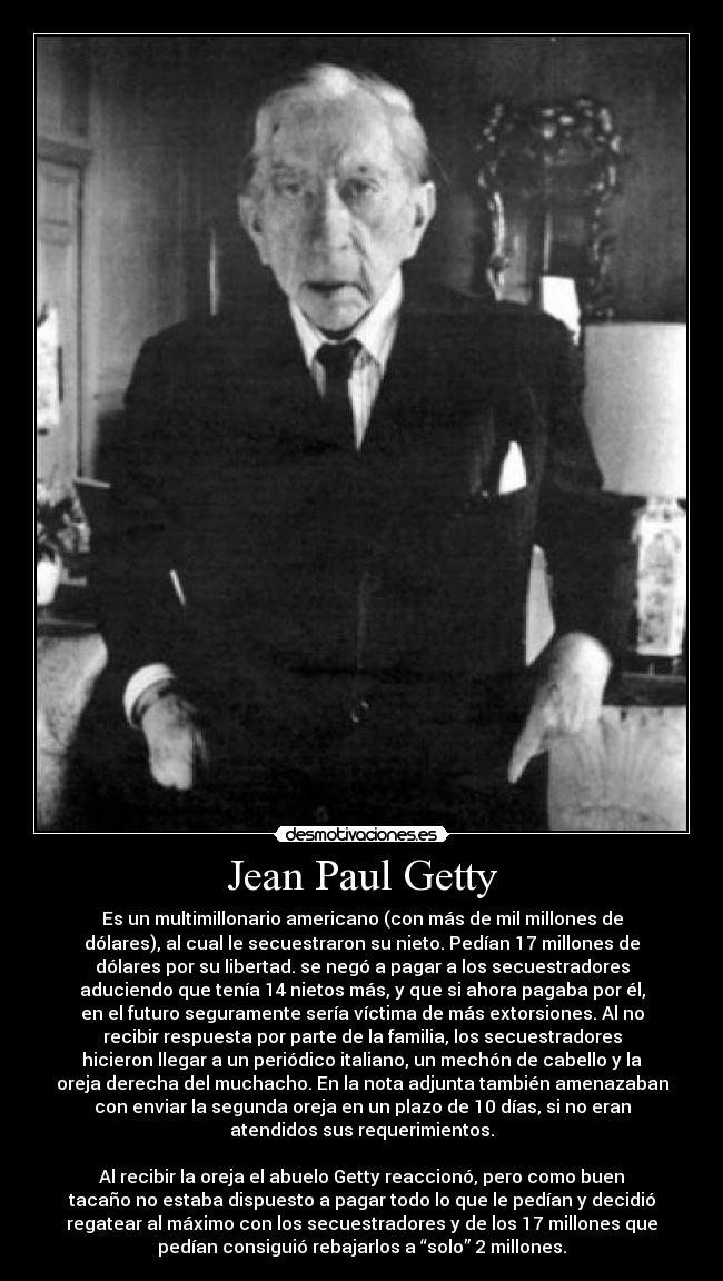 carteles multimillonario american desmotivaciones