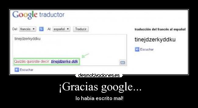 ¡Gracias google... - lo habia escrito mal!