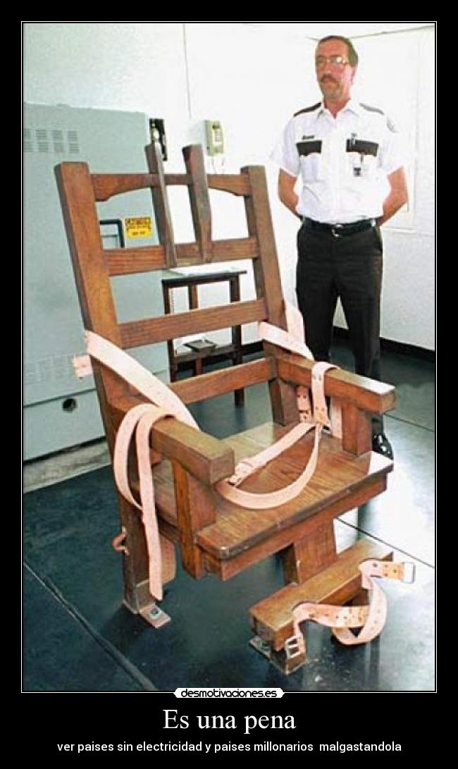 Es una pena - ver paises sin electricidad y paises millonarios malgastandola