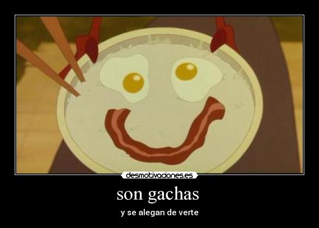 son gachas - y se alegan de verte