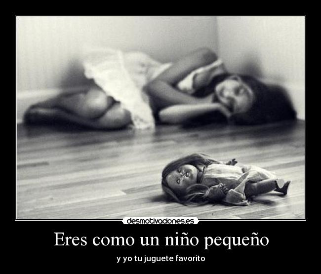 carteles nino juguete jugar utilizar sentimientos desmotivaciones