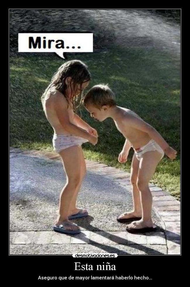 Esta niña -