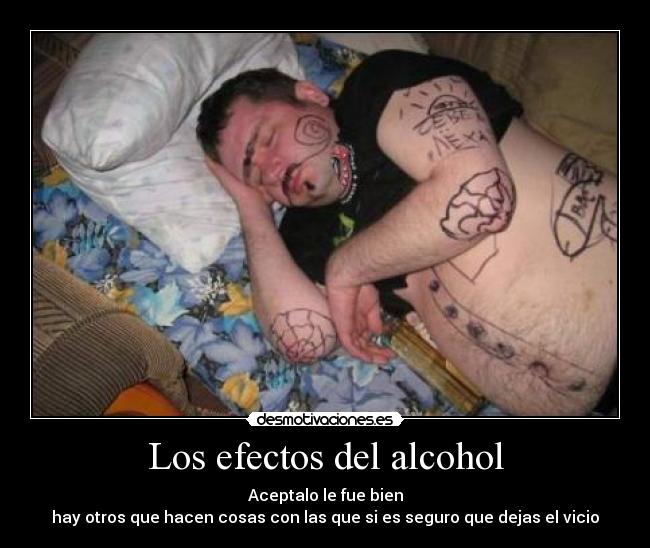 Los efectos del alcohol -