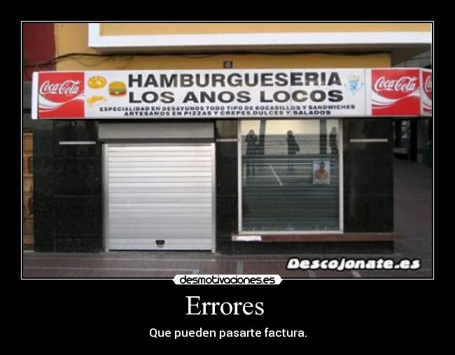 Errores -