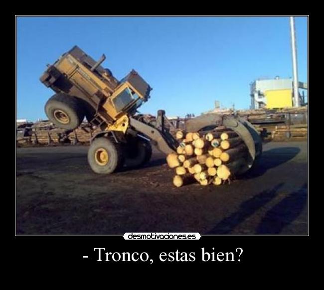 carteles tronco estas bien desmotivaciones