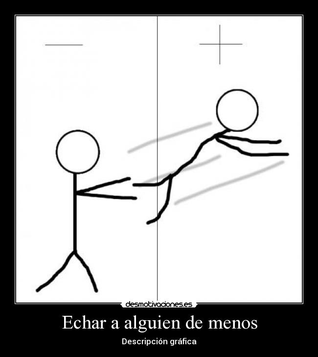 Echar a alguien de menos - 