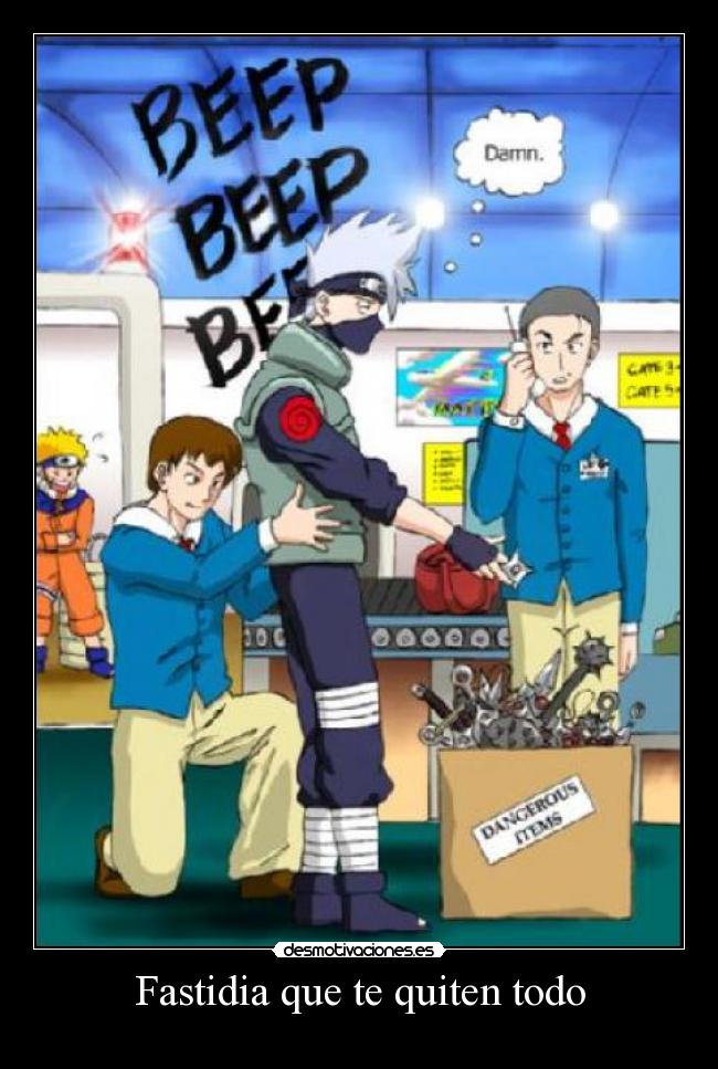 carteles kakashi desmotivaciones