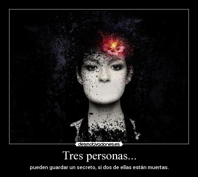 Tres personas... - 
