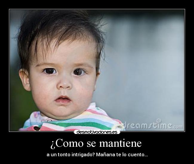 ¿Como se mantiene  - 