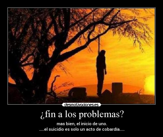 ¿fin a los problemas? -
