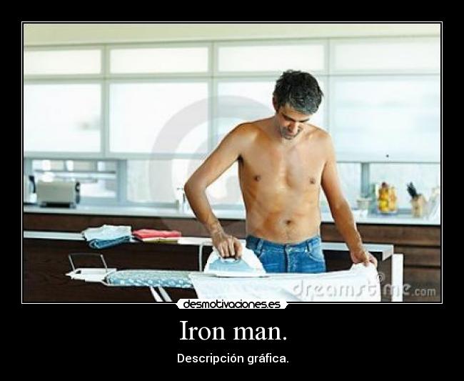 Iron man. - Descripción gráfica.