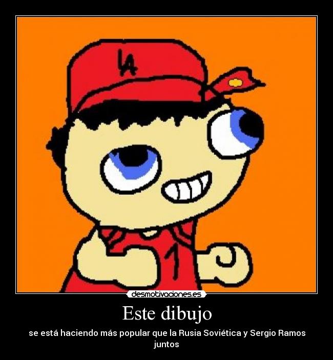 Este dibujo - se está haciendo más popular que la Rusia Soviética y Sergio Ramos juntos