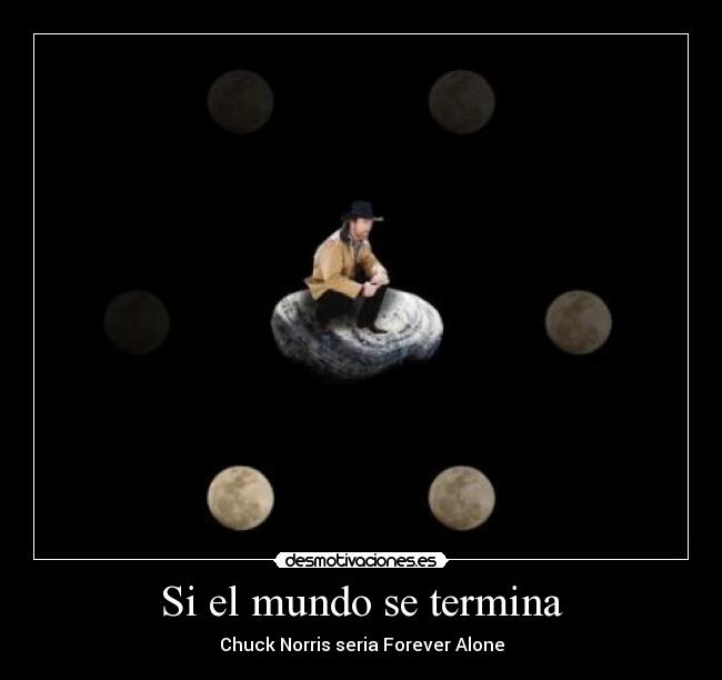 Si el mundo se termina - Chuck Norris seria Forever Alone