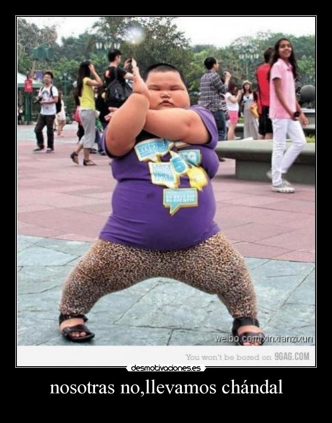 nosotras no,llevamos chándal - 
