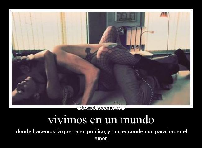 vivimos en un mundo -