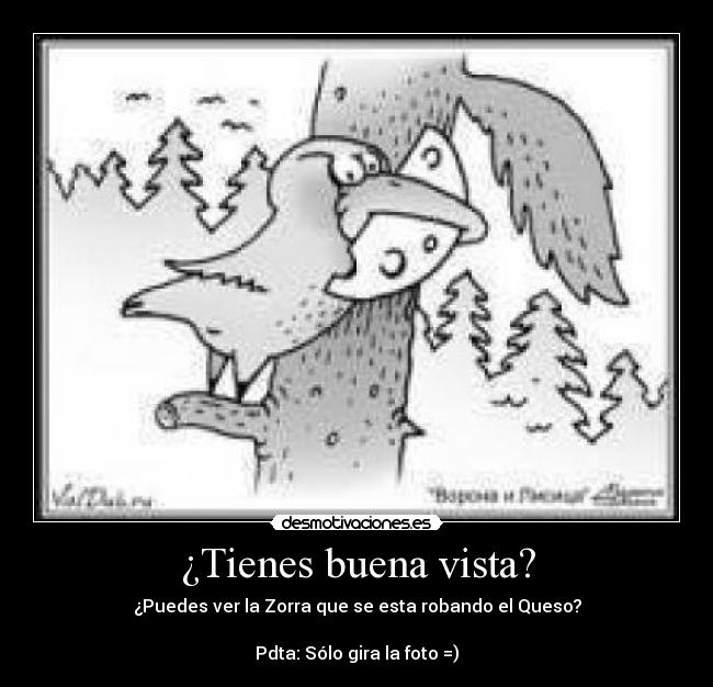 ¿Tienes buena vista? -