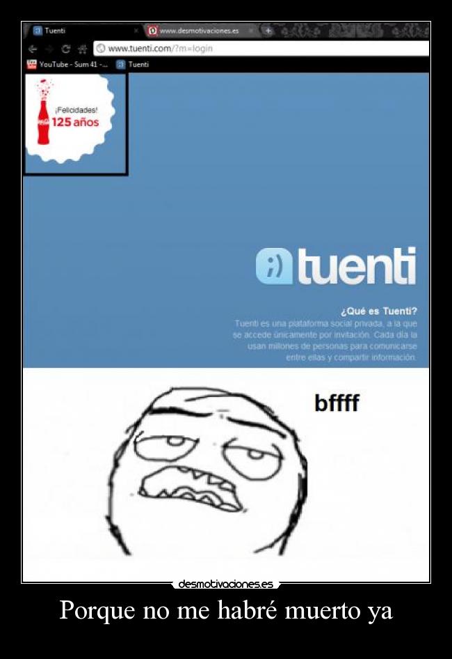 Porque no me habré muerto ya -